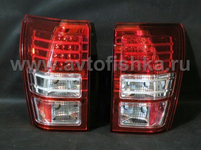 Suzuki Grand Vitara (05-) фонари задние светодиодные красно-белые, комплект лев.+прав.