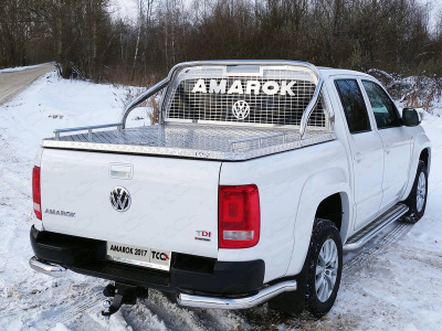 Volkswagen Amarok (16–) Рейлинг длинный (комплект)