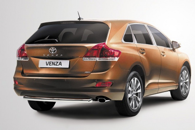 Toyota Venza (12–) Защита задняя 60 мм короткая