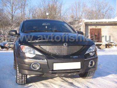 Ssang Yong Actyon Sport (08-) накладка на решетку радиатора 1эл.