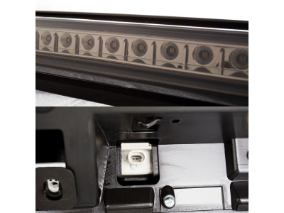 Chevrolet Tahoe, Suburban, GMC Yukon (07-11) спойлер с диодным стоп сигналом, черный
